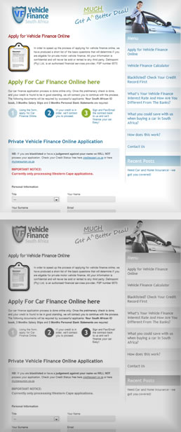 Portfolio - Vehicle Finance South Africa 1